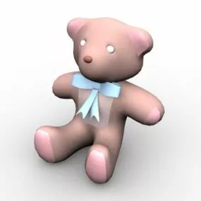 Stuffed Animal Bear 3d model