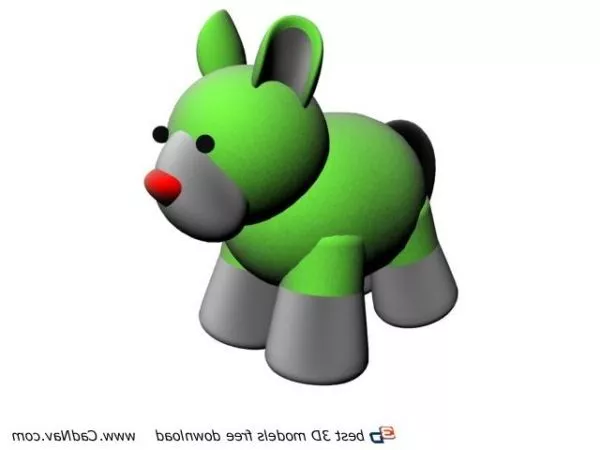 Lion Statue Lowpoly 3d model
