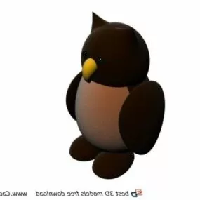 Stuffed Animals Soft Toy Monster 3d model