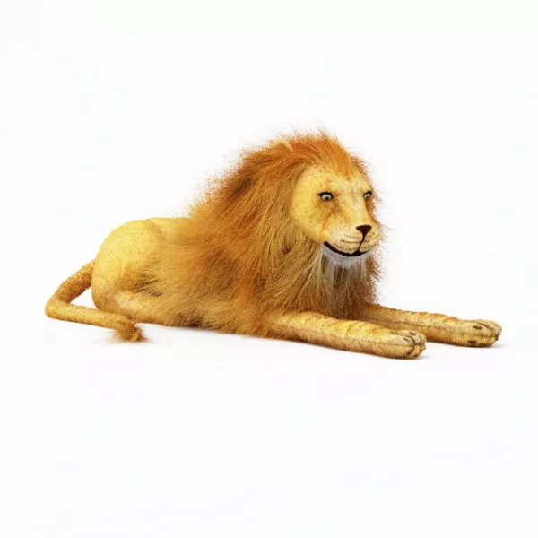 Stuffed Plush Lion 3d model Stuffed Plush Lion 3d model