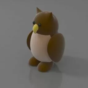 Stuffed Toy Bird 3d model
