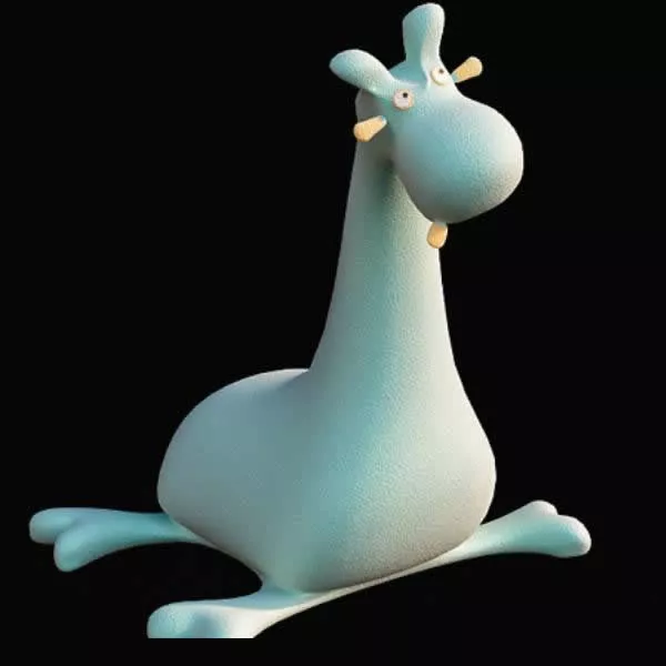 Stuffed Toy Cartoon Hippo 3d model Stuffed Toy Cartoon Hippo 3d model