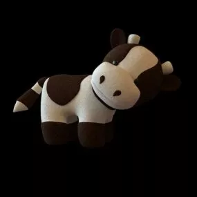 Stuffed Toy Cow 3d model