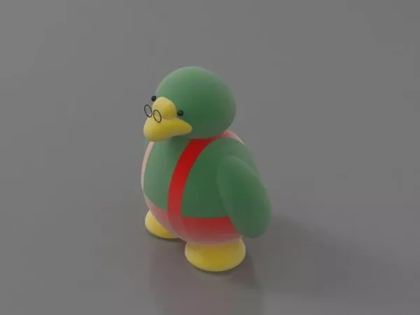 Stuffed Toy Duck 3d model Stuffed Toy Duck 3d model