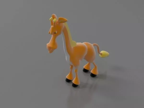 Stuffed Toy Horse 3d model Stuffed Toy Horse 3d model