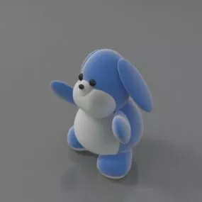 Stuffed Toy Rabbit 3d model