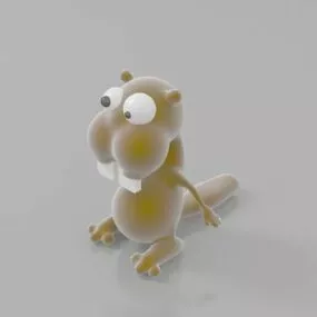 Stuffed Toy Squirrel 3d model