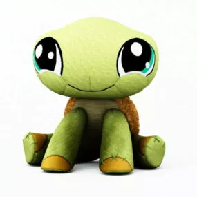 Stuffed Toy Tortoise 3d model
