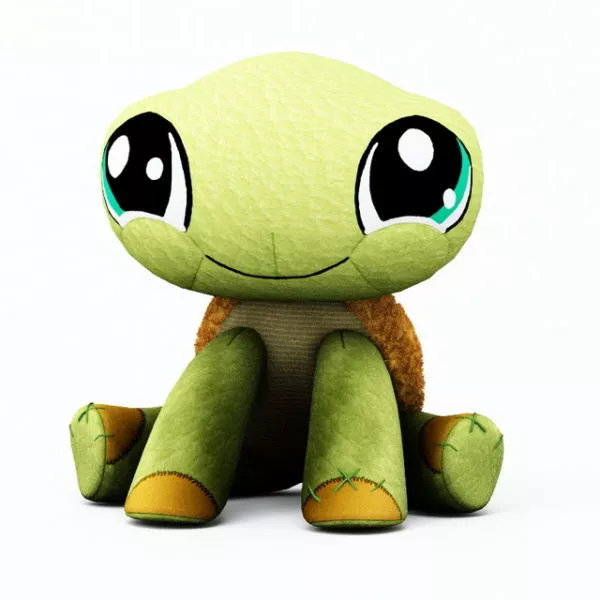 Stuffed Toy Tortoise 3d model Stuffed Toy Tortoise 3d model