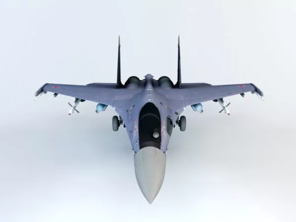 Su-27 Flanker Fighter Aircraft 3d model Su-27 Flanker Fighter Aircraft 3d model