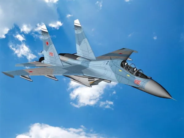 Su-30 Flanker Fighter Aircraft 3d model Su-30 Flanker Fighter Aircraft 3d model