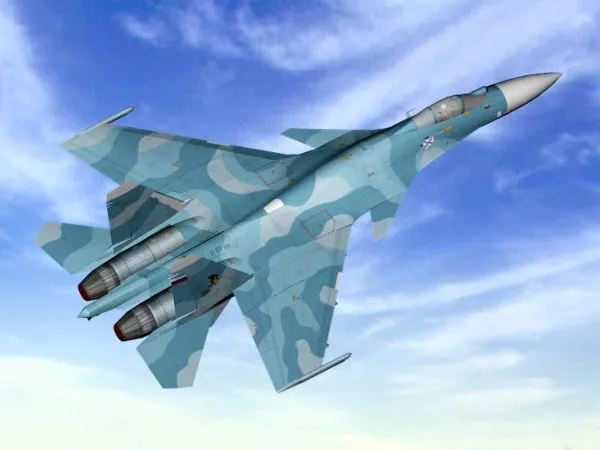 Su-33 Fighter Aircraft 3d model Su-33 Fighter Aircraft 3d model