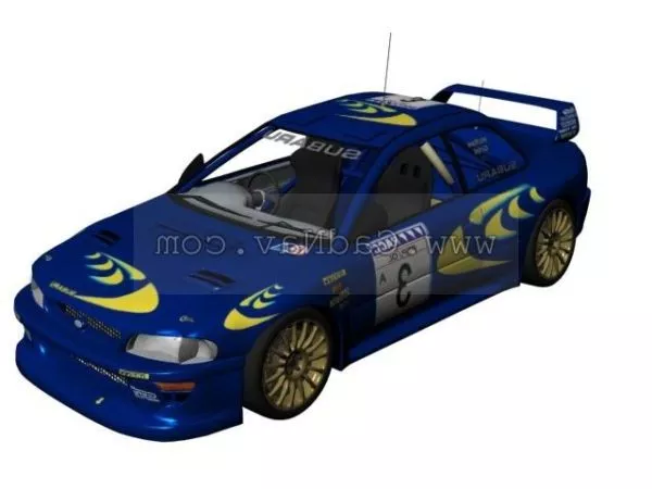 Car Subaru Impresa 3d model Car Subaru Impresa 3d model
