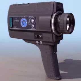 Super 8 Film Camera 3d model