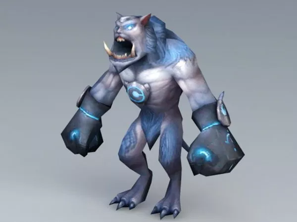 Super Creep Melee 3d model Super Creep Melee 3d model