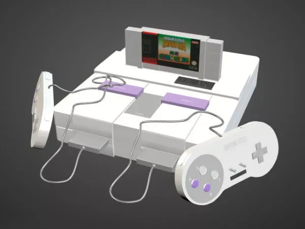 Console Desk Traditional Table 3d model