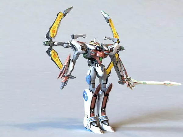 Super Robot Chogokin Solar Aquarion 3d model Super Robot Chogokin Solar Aquarion 3d model