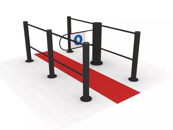 Supermarket Entrance & Exit Door 3d model Supermarket Entrance & Exit Door 3d model