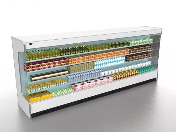 Supermarket Freezer Display 3d model Supermarket Freezer Display 3d model