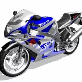 Suzuki Gsr750 Sports Motorcycle 3d model