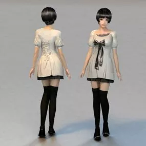 Sweet Pretty Woman 3d model