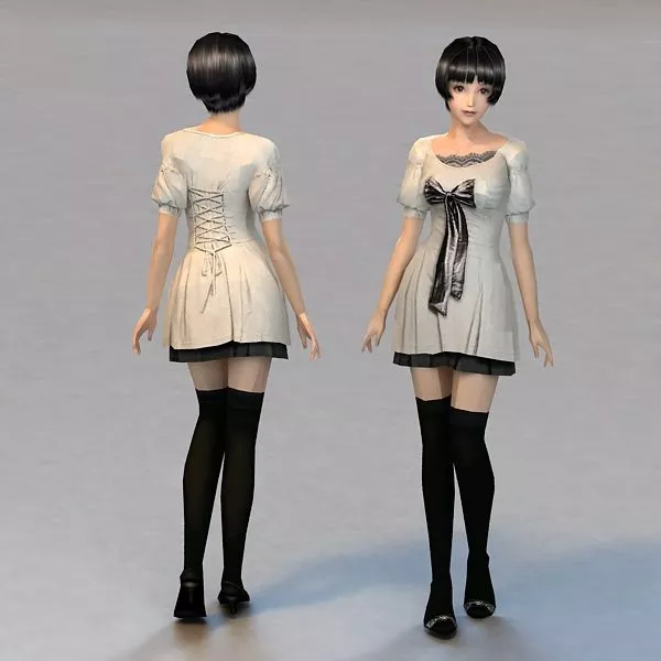 Sweet Pretty Woman 3d model Sweet Pretty Woman 3d model