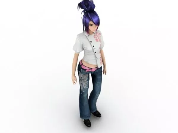 Figure Skater 3d model