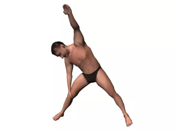 Character Swim Man Gym 3d model Character Swim Man Gym 3d model