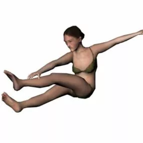 Character Swimwear Woman 3d model