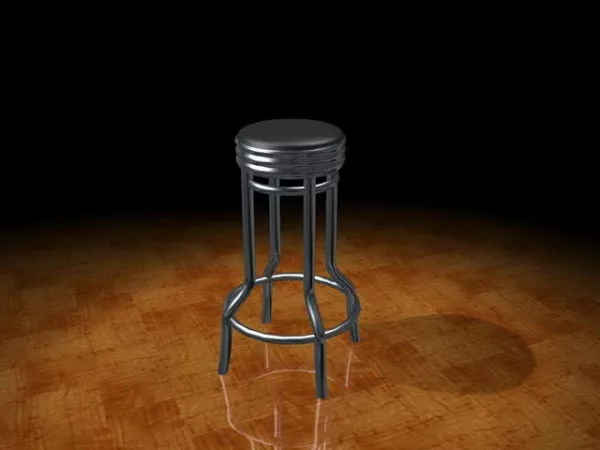 Swivel Bar Stool 3d model Swivel Bar Stool 3d model