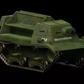 T-20 Artillery Tractor 3d model