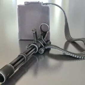 T-600 Mini Gun 3d model