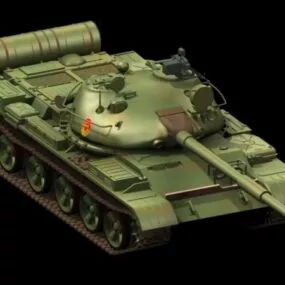 T-62 Russian Tank 3d model