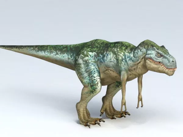 Animated Rigged Brontosaurus Dinosaur 3d model