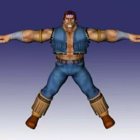T. Hawk In Super Street Fighter 3d model