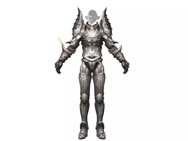 Cartoon Barbarian Warrior 3d model