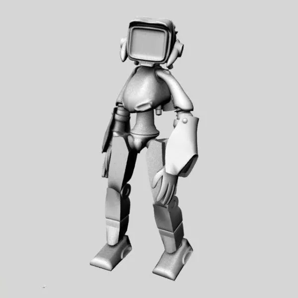 Sphere Bot Scifi Robot 3d model