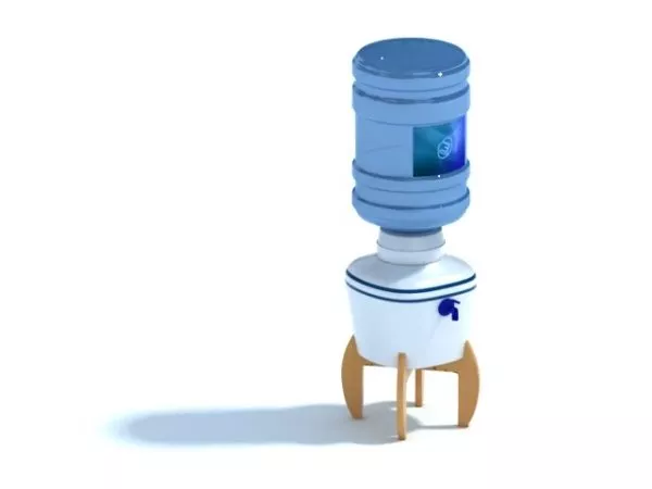 Table Top Water Dispenser 3d model Table Top Water Dispenser 3d model