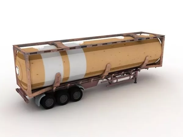 Tanker Trailer 3d model Tanker Trailer 3d model
