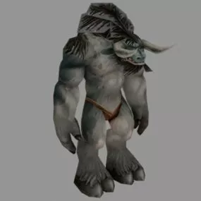 Character Tauren Male Wow 3d model