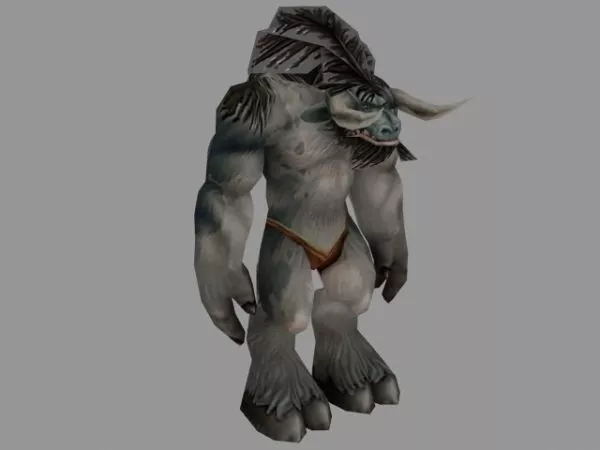 Character Tauren Male Wow 3d model Character Tauren Male Wow 3d model
