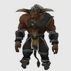 Tauren Warrior 3d model