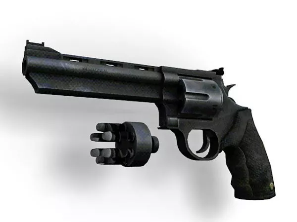 Revolver Gun Concept 3d model