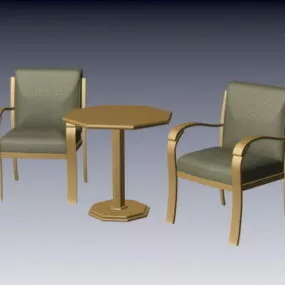 Tea Table Set 3d model