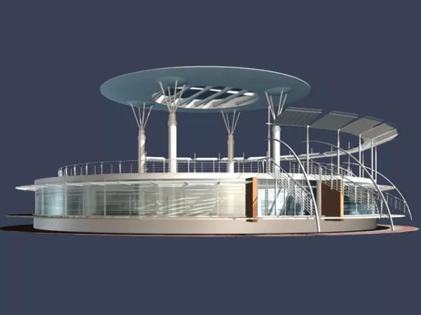 Tech Plaza Building 3d model Tech Plaza Building 3d model