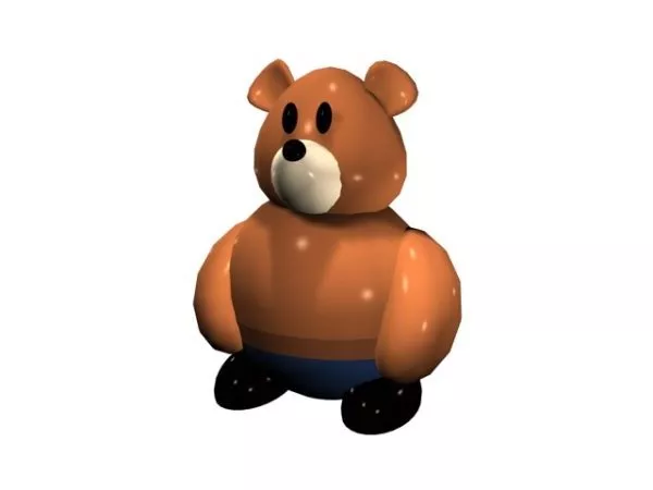Teddy Bear Toy 3d model Teddy Bear Toy 3d model
