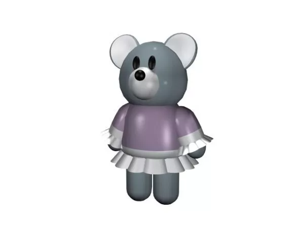 Anime Girl Japanese Comic 3d model
