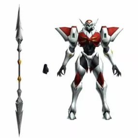Tekkaman Blade D-boy Character 3d model