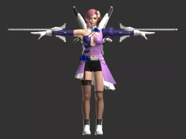 Tekken Alisa Character 3d model Tekken Alisa Character 3d model