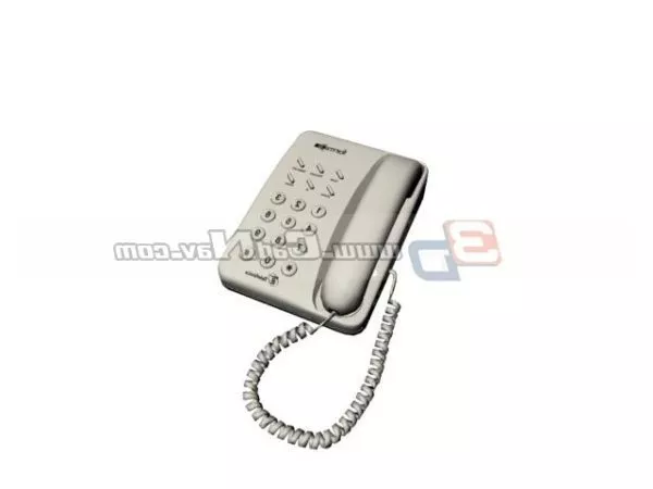 Telephone Set 3d model Telephone Set 3d model